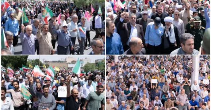 راهپیمایی «خشم و نصر» با حضور همکاران شرکت خدمات حمایتی کشاورزی و  ملت غیور و شهید پرور  اراک – جمعه 30 خرداد مصلی بیت المقدس .  
