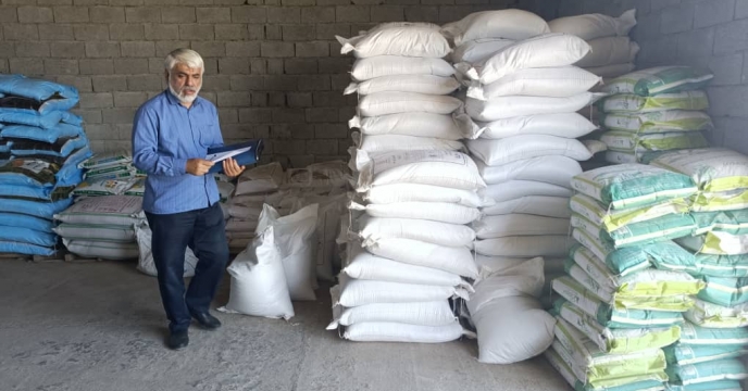 پایش حضوری از کارگزاری های توزیع کود در شهرستان سوادکوه شمالی