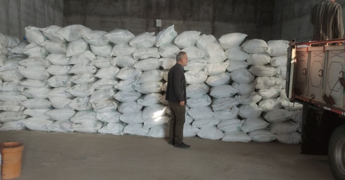 بازدید و پایش از کارگزاری توزیع کود منطقه تیرور شهرستان میناب