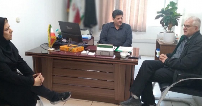حضور معاون فنی و تولیدی شرکت خدمات حمایتی کشاورزی استان اصفهان در دفتر معاونت امور ماشین ها و ادوات کشاورزی