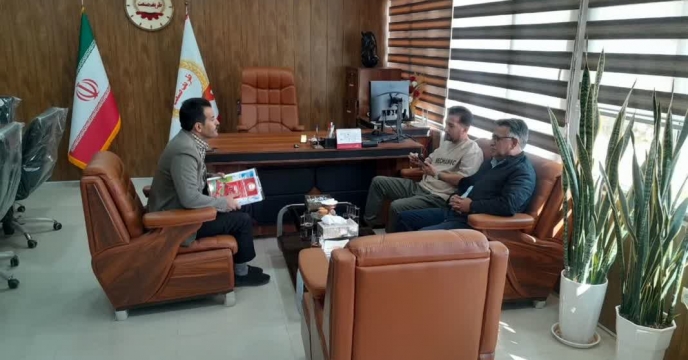 بازدید معاون فنی و تولیدی شرکت خدمات حمایتی کشاورزی استان مرکزی از شرکت ظریف صنعت تولیدکننده ادوات کشاورزی در استان