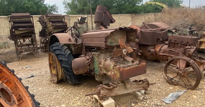 بازدید از ادوات و دستگاه های اسقاطی شرکت خدمات حمایتی کشاورزی استان خوزستان