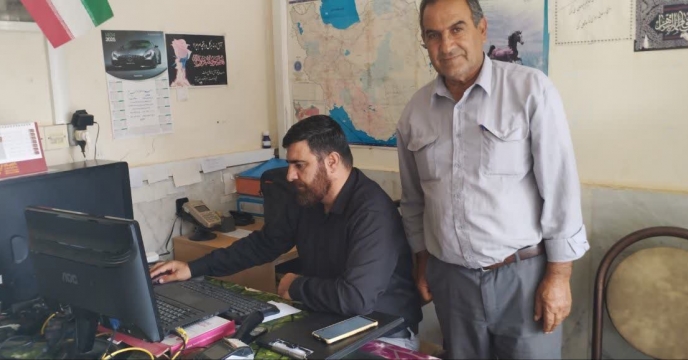 بازدید کارگروه پایش از انبار کارگزاری  تعاونی روستایی بابک مهرگرد و بررسی روند توزیع کود در شهرستان سمیرم، استان اصفهان