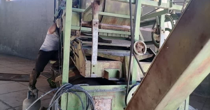 انجام تعمیرات و سرویس ادوات و قطعات دستگاه بوجاری در شرکت خدمات حمایتی کشاورزی استان کرمان