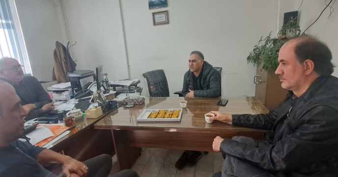 حضور پیمانکار نیروهای حفاظتی و بررسی روند اجرای قرارداد حفاظت فیزیکی