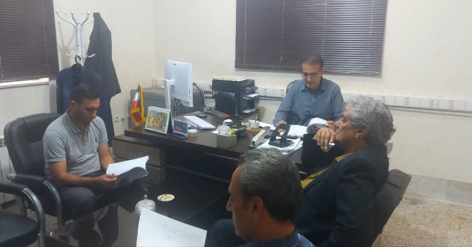 جلسه مدیر شرکت خدمات حمایتی کشاورزی لرستان با کارشناسان حسابرسی ستاد مرکزی