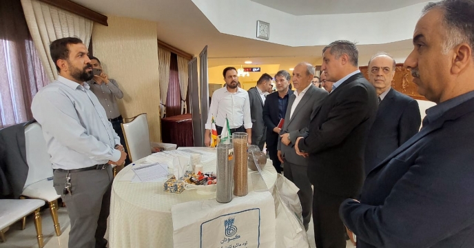 حضور رئیس سازمان جهاد کشاورزی در همایش بازاریابی کود استان آذربایجان شرقی