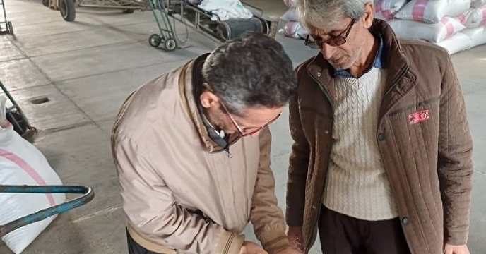 بازدید کارشناس مؤسسه ثبت و گواهی بذر استان مازندران از سایت بوجاری شرکت خدمات حمایتی کشاورزی استان مازندران