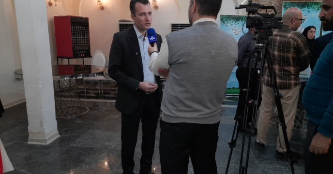 مصاحبه صدا و سیما با شرکت های تولیدکننده درهمایش بازاریابی کود استان البرز