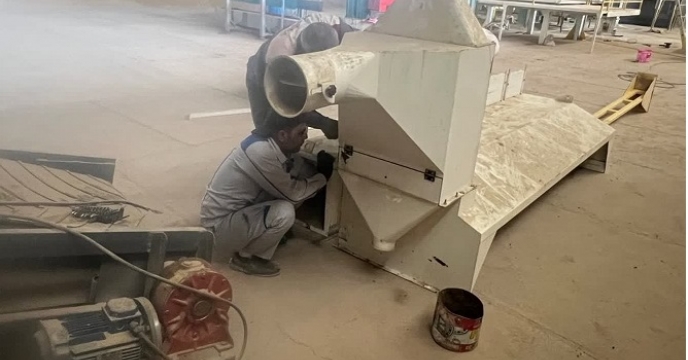  مراحل نصب و راه اندازی دستگاه گراویتی در شرکت خدمات حکمایتی کشاورزی استان سیستان و بلوچستان