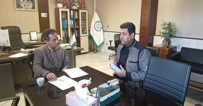 برگزاری جلسه با رییس مکانیزاسیون سازمان جهاد کشاورزی استان کرمانشاه در شرکت خدمات حمایتی کشاورزی استان