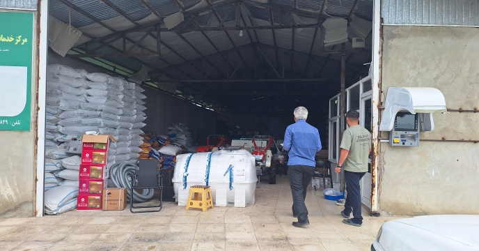 صدور 2003  فقره حواله الکترونیک توزیع کود یارانه ای در فریدونکنار