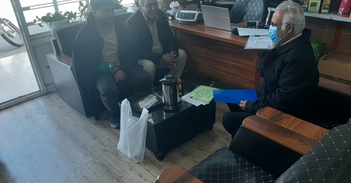 پایش فرآیند توزیع نهاده ها در کارگزاری بستک توسط معاون فنی شرکت خدمات حمایتی کشاورزی هرمزگان