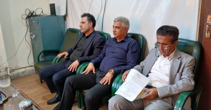 جلسه با معاون بهبود تولیدات گیاهی سازمان جهاد کشاورزی استان کهگیلویه و بویراحمد در شرکت خدمات حمایتی کشاورزی استان