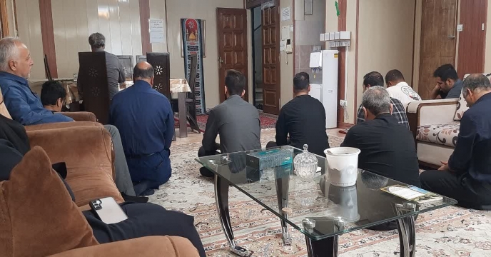 برگزاری مراسم زیارت عاشورا در مدیریت شرکت خدمات حمایتی کشاورزی استان تهران