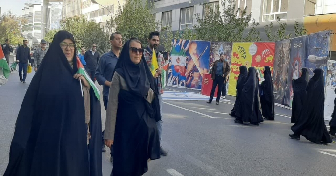 حضورهمکاران شرکت خدمات حمایتی کشاورزی استان تهران در راهپیمایی 13 آبان روز ملی مبارزه با استکبار جهانی