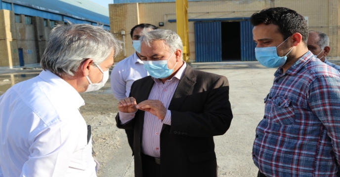 بازدید از خطوط توليد کود شیمیایی اوره پتروشیمی پردیس عسلویه