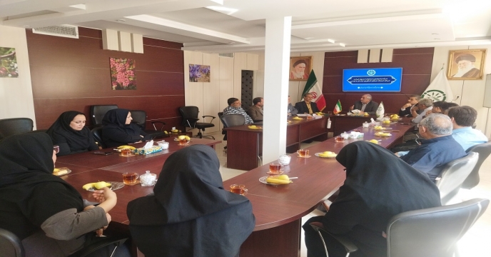 مراسم تکریم و معارفه مسئول حراست شرکت خدمات حمایتی کشاورزی خراسان جنوبی برگزار شد