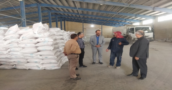 بازدید سرپرست معاونت بهبود تولیدات گیاهی سازمان جهادکشاورزی از سایت بوجاری شرکت