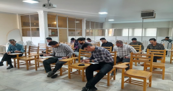 برگزاری آزمون دوره آموزشی با عنوان ( امنیت سایبری ) برای کلیه همکاران استان مرکزی 