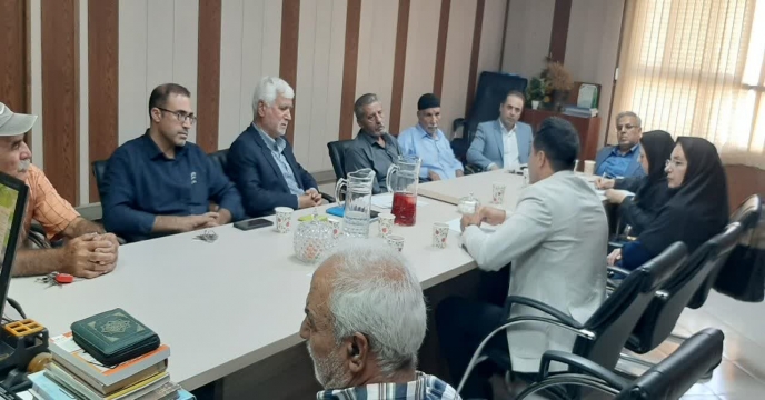 جلسه بررسی رفع مشکل کودی کارگزاری شهرستان قدس