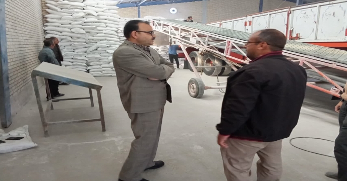 بازدید سرپرست شرکت خدمات حمایتی کشاورزی خراسان جنوبی از مجتمع انبارهای مرکزی