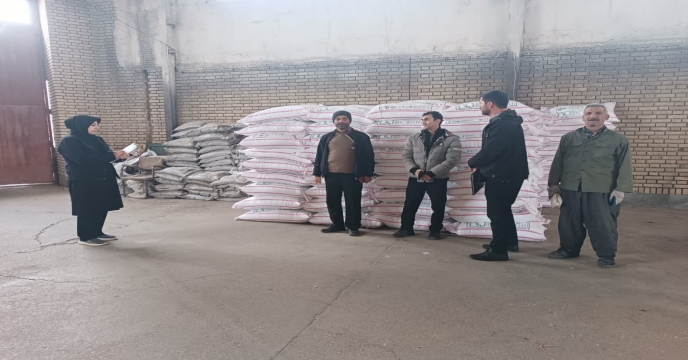 رصد و پایش مواد کودی از کارگزاری های شهرستان گرمه