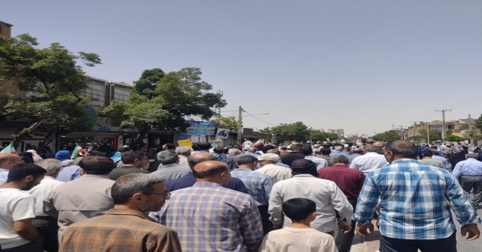 راهپیمایی «خشم و نصر» با حضور همکاران شرکت خدمات حمایتی کشاورزی و ملت غیور و شهید پرور اراک – جمعه 30 خرداد مصلی بیت المقدس . 