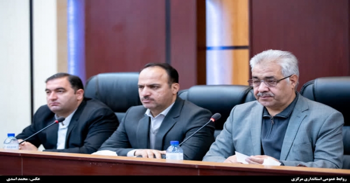 نشست شورای هماهنگی روابط عمومی‌های استان مرکزی در محل ساختمان غدیر استانداری ، اراک