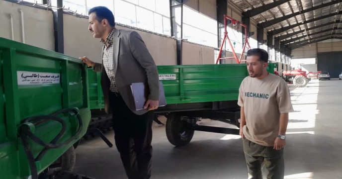 بازدید از کارخانه ظریف صنعت خمین تولید داخلی ادوات و ماشین آلات کشاورزی – استان مرکزی