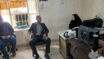 جلسه مدیر شرکت خدمات حمایتی کشاورزی استان کهگیلویه و بویراحمد با مرکز خدمات جهاد کشاورزی