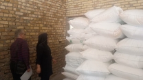 کنترل و نظارت اکیپ پایش شرکت خدمات حمایتی کشاورزی استان قزوین از انبار شرک تعاونی آرش ابگرم 