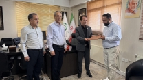 تقدیر از مسئول حراست شرکت خدمات حمایتی کشاورزی خراسان رضوی