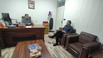 نشست مدیر شرکت خدمات حمایتی کشاورزی استان قم با مسئول بازرگانی 