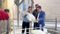 بازدید از کارخانه کود صنعت پتاس طرف قرارداد شرکت خدمات حمایتی کشاورزی  در استان سمنان