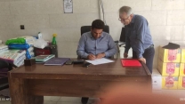 بازدید از کارگزاران توزیع کود شهرستان حاجی آباد  استان هرمزگان