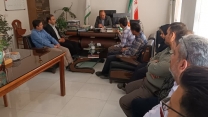جلسه مدیریت شعبه استان سمنان با کارکنان شرکت