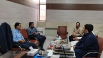 جلسه مدیر شرکت خدمات حمایتی کشاورزی استان سیستان وبلوچستان با تعدادی از کارگزاران و کشاورزان 