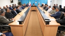 حضور مدیر شرکت خدمات حمایتی کشاورزی استان آذربایجان غربی در دیدار مسئولان با نماینده ولی فقیه در استان و امام جمعه ارومیه