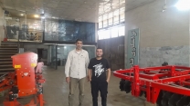 بازدید  کارشناس ‌ماشین های  کشاورزی شرکت خدمات حمایتی کشاورزی استان گلستان از کارگاه تولید ادوات و ماشین های کشاورزی  فتاحی در شهرستان گرگان