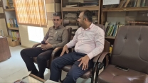 پیگیری امور کارگزاران توسط معاون فنی و بهبود تولیدات گیاهی جهاد کشاورزی رودان