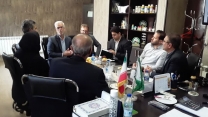 جلسه  مدیر شرکت خدمات حمایتی کشاورزی لرستان با مدیرت جهاد کشاورزی الشتر 