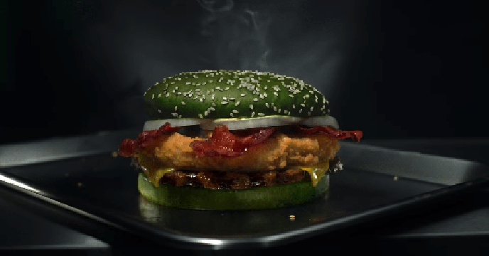 کابوس شبانه ارمغان همبرگر برگر کینگ به مناسبت هالووین