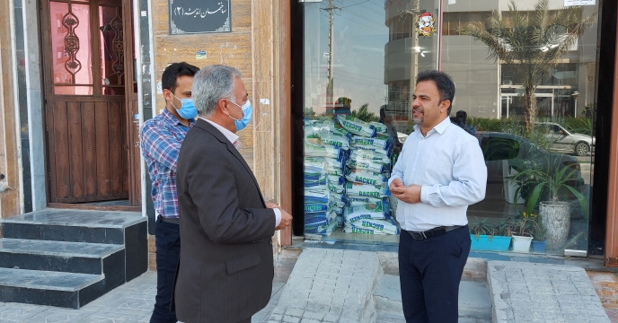بازدید مدیر شرکت خدمات حمایتی کشاورزی استان بوشهر از کارگزاری بخش خصوصی شهرستان عسلویه
