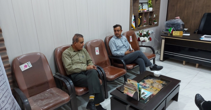 بازدید مدیر شرکت خدمات حمایتی کشاورزی استان بوشهر از کارگزاری تعاونی روستایی شقایق شهر آبپخش