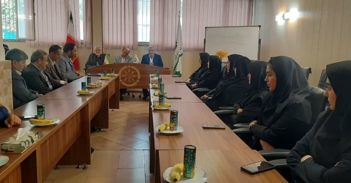 مراسم معارفه مسئول حراست شرکت خدمات حمایتی کشاورزی استان تهران