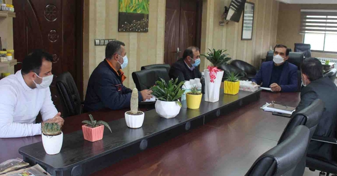 جلسه شرکت تعاونی روستایی شهرستان رشت با سرپرست شرکت خدمات حمایتی کشاورزی استان گیلان