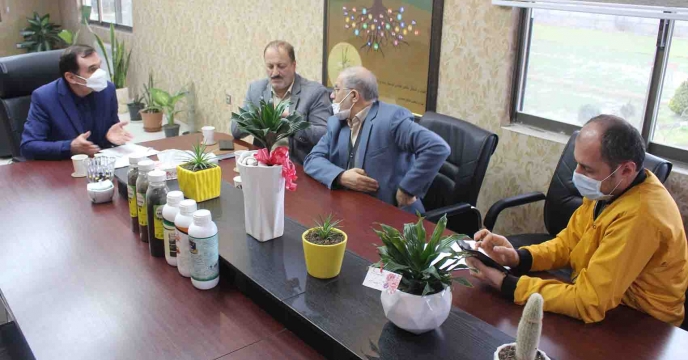 جلسه سرپرست شرکت خدمات حمایتی کشاورزی استان گیلان با اتحادیه شرکت تعاونی روستایی 