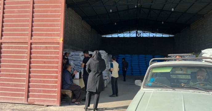 رصد میدانی تامین کود در جنوب کرمان؛ بازدید از انبار کارگزار جیرفت (بلوک )توسط شرکت خدمات حمایتی کشاورزی