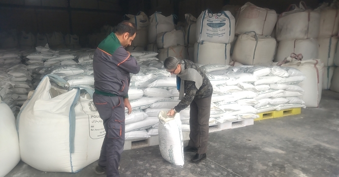 بازدید فنی کنترل کیفی از پارت جدید سولفات پتاسیم شرکت شیمی اکسیر بوستان استان قم